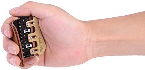 Накладки за пръстите Bicaster Barebow от Кордовской кожа + Месингови Накладки за отпечатъци - RH