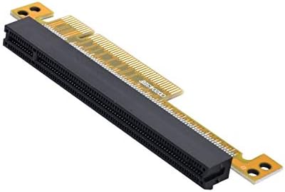 Cablecc PCI-E Express 8X-16x удължителен кабел Конвертор Странично Card Адаптер от мъжа към Жената удължителен кабел Адаптер