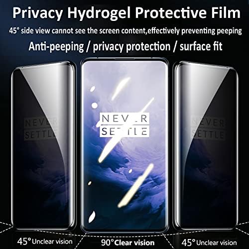 Защитно фолио за екрана YiiLoxo Hydrogel Privacy Film, която е Съвместима с Oneplus 7 Pro / 7T Pro [Защита от шпионски]