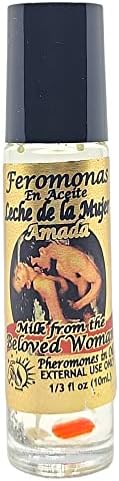 Мляко с феромони на любимата жена (Leche de la Mujer Feromnas En Aceite)-Парфюмерное масло под формата на ролка, 10 мл