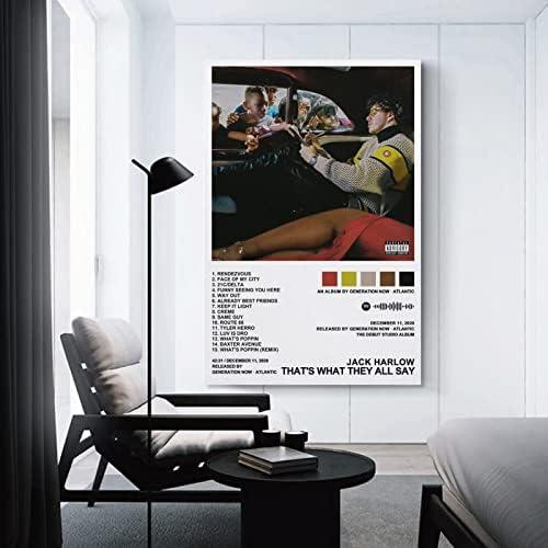 OBICK Джак Харлоу – Това е Нещо, което Всички те Казват Платно Плакати Стенен Артистичен Интериор на Стаята Украса Спални