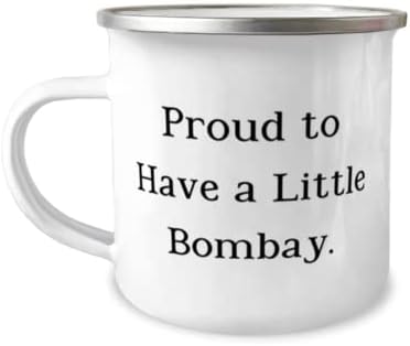 Гордея се, че имам Малък Бомбай. Туристическа чаша на 12 унции, Подарък Бомбай Котка От приятели, Вдъхновяващи Подарък за любителите