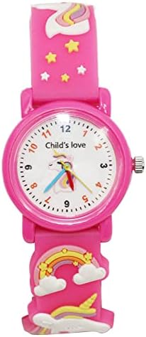 Детски часовник love Girls с 3D Мультфильмом Ежедневно Използват Водоустойчиви Часовници за момичета Подаръци за момичета