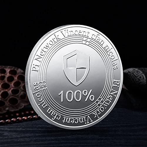 Възпоменателна монета сребърно покритие Цифров Виртуална Монета За Майнинга Криптовалюты 2021 са подбрани Монета Ограничена серия