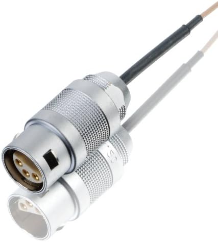 Countryman E6XDW5B1M7 Еластични, Гъвкави слушалки E6X насочени действия с кабел с дължина 1 мм за микрон-предаватели (черен)