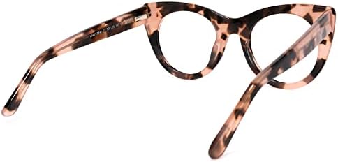 Zeelool Ретро Ацетатные Очила Котешко око с безрецептурной Рамки, изработени от Прозрачни Лещи за Жени Eutin WA292841