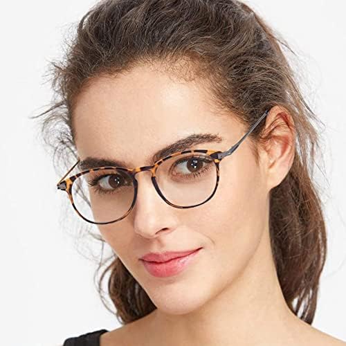 Soarea Прогресивно многофокусные очила за четене, за жени, мъже 2,5 черепаховые ретро кръгли компютърни ридеры 250