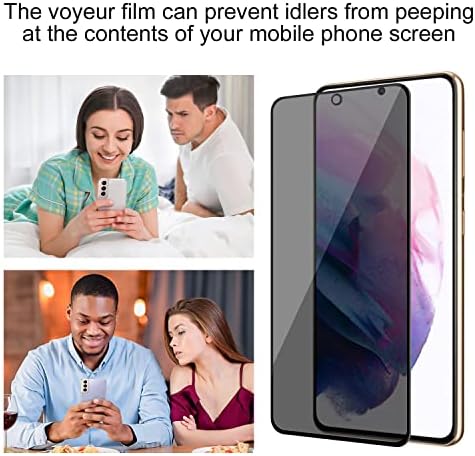 Защитно стъкло Lokyoo 2 Pack за Samsung Galaxy S21 Plus / S21 + 5G 6,7 инча [anti-spyware закалено стъкло], Ultra HD, без драскотини,