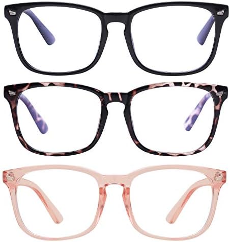 AIMADE Унисекс, Блокер Синя светлина Очила, Компютърни Очила със син филтър (от напрежение на очите), Виртуални Очила за жени,