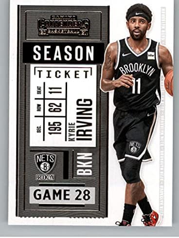 Абонамент Панини Претендентс за сезон 2020-21 73 от Търговия с карта баскетболист в НБА Кайри ЪрвингБруклин Нетс