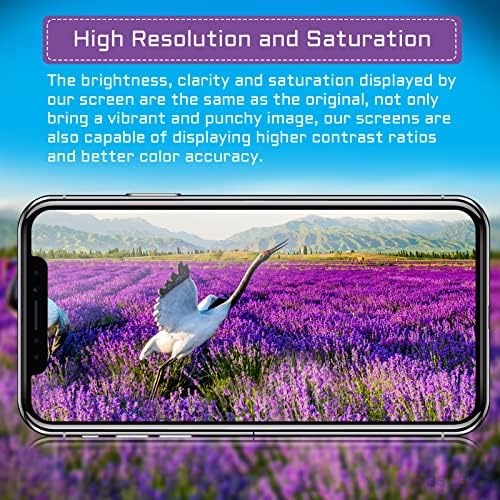 за iPhone Xs Max Подмяна на LCD екрана на Ухото Говорител 6,5 Дисплей, Дигитайзер, 3D Сензорен Пълна Монтаж на Сензор за Приближаване