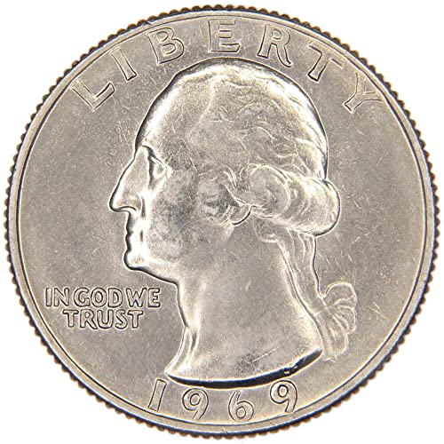 1969 Г. Монетен двор на Вашингтонския квартал Държавен монетен двор на САЩ