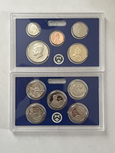 Набор от монетни дворове САЩ 2022 година на издаване (В оригиналната опаковка) Долар, Полдоллара, Четвертак, Десятицентовик, никел, Цент