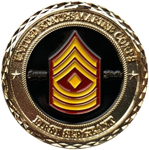 Монета се обадите на Първо сержантского заглавия на Корпуса на морската пехота на САЩ USMC