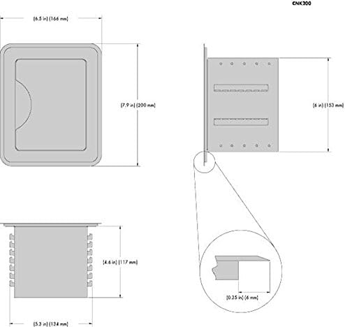 Свързване на кутия за модулни плотове Кабел-Nook CNK200 - Празен
