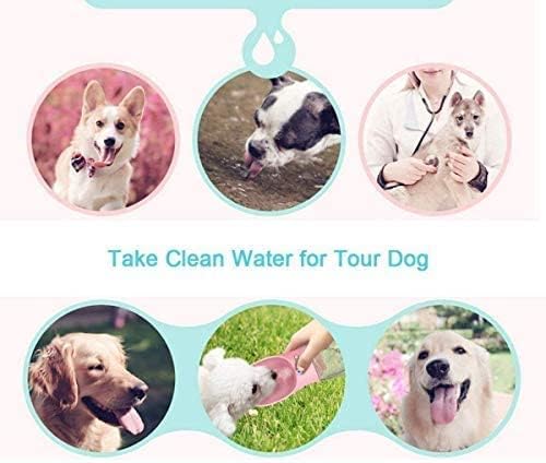 Преносима Бутилка за вода COTOP за кучета 12/19 грама, Вода Опаковка за малки кученца за разходки, Аксесоари за Пътуване за Кучета, Запечатани