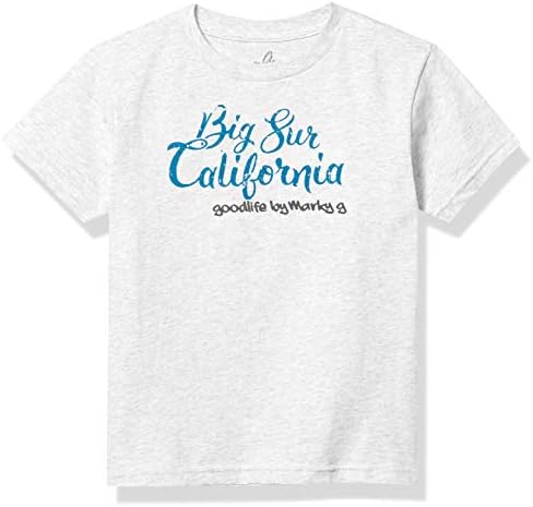 Тениска от памук Джърси Marky G Apparel за момчета Big Sur California с графичен принтом
