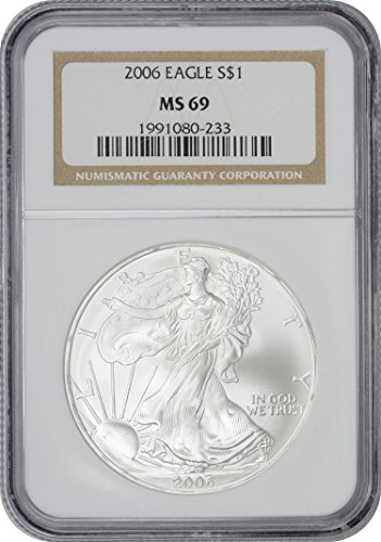 2006 $1 Американски Сребърен Орел MS69 NGC