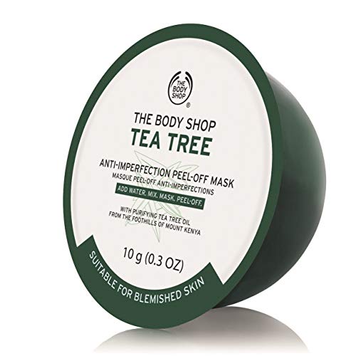 Отшелушивающая маска за лице The Body Shop Tea Tree Срещу несъвършенства, 0,3 грама (веганская)