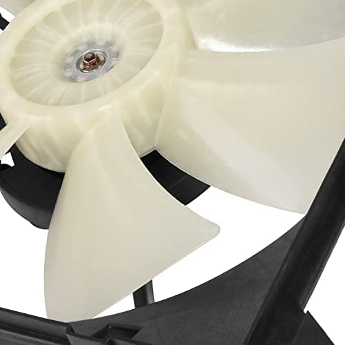 LX3115110 на Заводския Вентилатор за охлаждане с двоен радиатор в събирането, Съвместим с Lexus RX300 1999-2000, 12, Черен