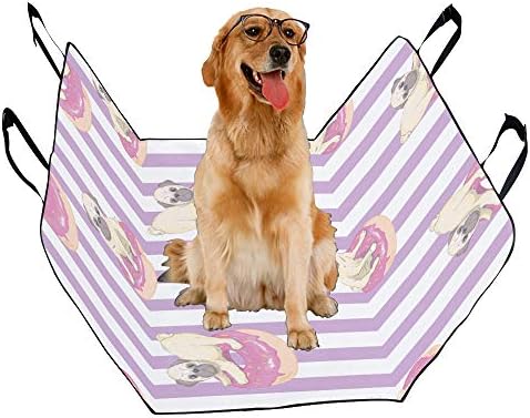 Калъф за седалка кучета ENEVOTX, Удобен за потребителя Дизайн, Ръчно Печат, Покривала за автомобилни седалки за Кучета,