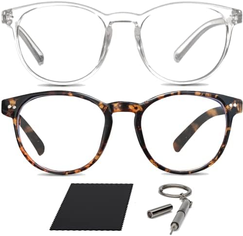 Riccardo Materossi - Очила премиум-клас с 99,9% синьо осветление за жени и мъже (380-410 нм) - Облекчаване на главоболие и подобряване