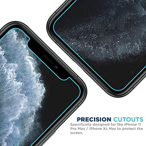 Защитно фолио от балистични стъкло Tech Броня, предназначена за Нови Apple iPhone 11 Pro Max и iPhone Xs Max 6,5 Инча 2019,
