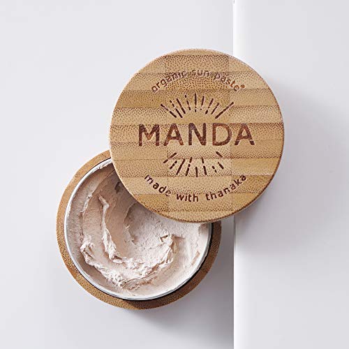 MANDA - Естествен слънцезащитен крем - Органично минерален слънцезащитен крем и тестени изделия с широк спектър на защита - Ценен