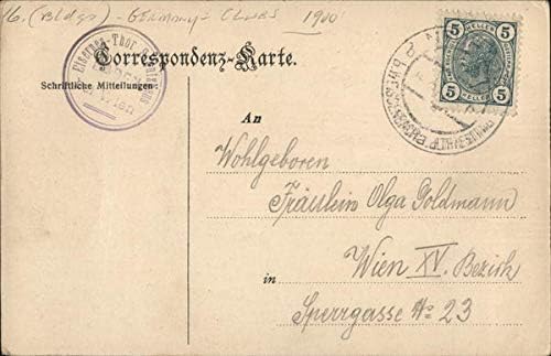 Section Baden des Ostrr. Touristen Club Baden bei Wien, Austria Original Antique Postcard
