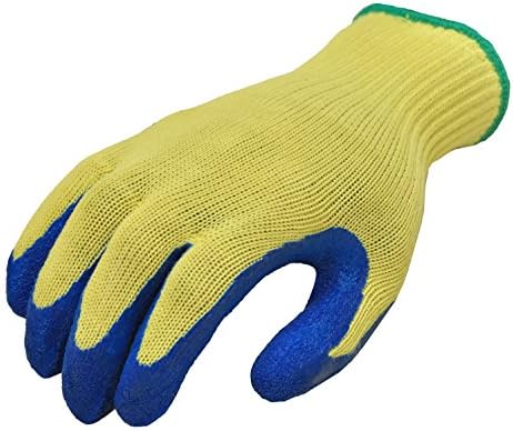 Работни ръкавици G & F 1607L, устойчиви на гумата, работни ръкавици, от трикотаж от кевлар, Произведени от DuPont Kevlar, Предпазни