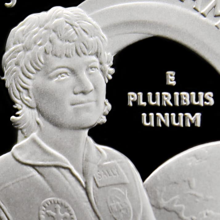 Лимитированная серия American Women 2022 S: Сребърна монета Dr. Sally Ride Quarter (в капсули) със сертификат за автентичност