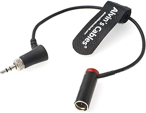 Нископрофилен, 3-пинов Mini-XLR 3,5 мм аудио кабел с фиксиране TRS за Canon-EOS-C70 за Sennheiser-EK-100 G4/G3 RodeLink TA3M