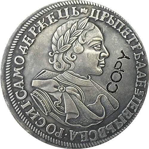 1720 Монети на Русия Петър I Копие 44 мм Копирни за събиране на Подаръци