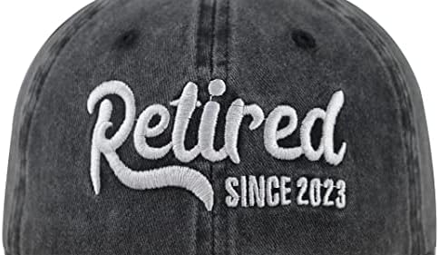Goyklrb Излезе В Пенсия С 2023 Г. Шапка, Забавна Регулируема бейзболна шапка от Промит Памук с Бродерия за Мъже И Жени-Пенсионери