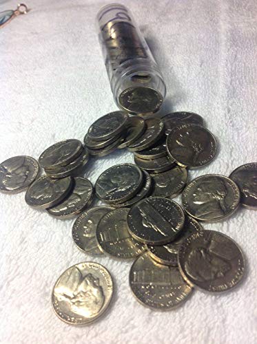 1962 P Пълно преобръщане (40 монети) Jefferson Nickels - Скъпоценен камък БУ - Оригинал - Диамант, Без лечение - Мента държавата