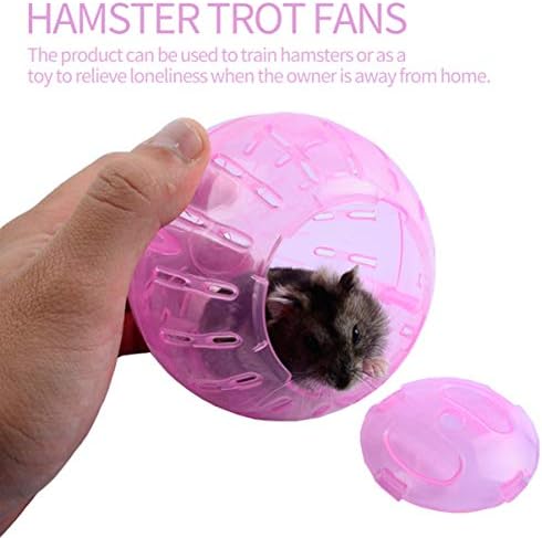 Топка за упражнения POPETPOP Hamster Run - 3ШТ Мини-Топка за бягане на Хамстер - Играчка за упражнения с топка за Хамстер, Играчка с