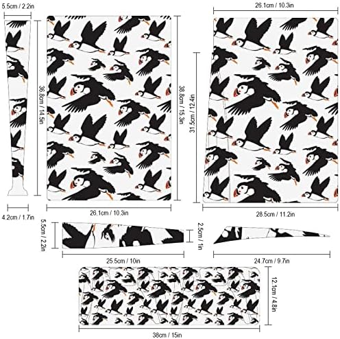 Puffin Bird Pattern Пълен Защитен Калъф За кожата Дизайн Амбалажна Хартия Стикер-Стикер е Съвместима с конзолата версия PS5 Disk и