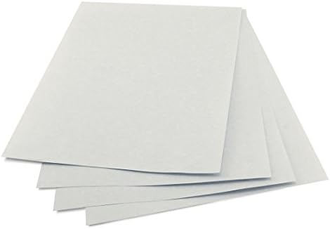 Листът пергаментова хартия Hygloss Продукти за бродерия - Удобни за печат, Направено в САЩ - 8-1 / 2 x 11 инча, сив, 30 опаковки
