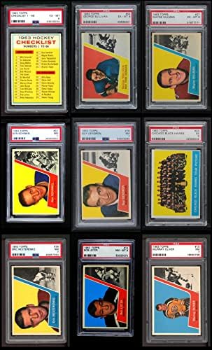 1963-64 Topps Хокей и Почти пълен комплект (Hockey Set) EX/MT