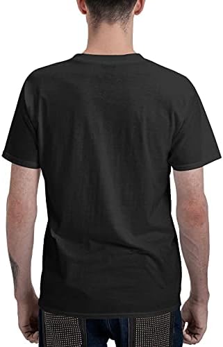 Мъжка тениска Удобна в памучна Тениска Модни Дрехи С кръгло деколте и Къс Ръкав