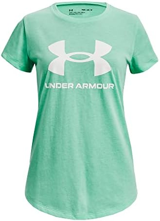 Тениска с къс ръкав в спортен стил за момичета Under Armour