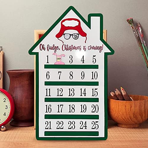 Направи си САМ Ръчно изработени движещ Се Дървен Блок за Обратно Отброяване Коледен Календар Коледна фестивал Календар за обратно броене