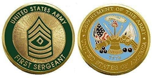 Обикновените в армията - Първият сержант E8', Призовая монета / Покер с логото / Happy чип