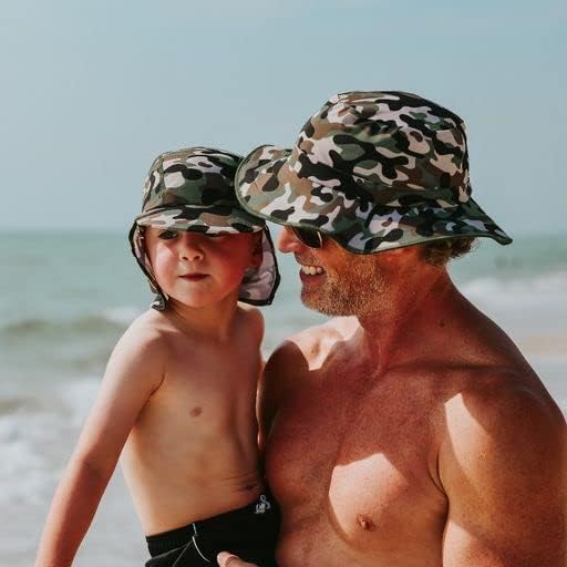 Плувни шапки в стил Фънки-Кофа за мъже, жени, деца и Бебета - UPF 50+ Слънчеви шапки Boonie - Найлон и Ликра