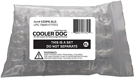 Набор от сменяеми лед CoolerDog за Охлаждане Жилетка и Яка Cooler Dog X-Small (3 опаковки)