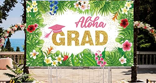 Тропически Фон за Абитуриентски партита в Алоха 2023 | Банер за бала в Алоха 2023 | Годишен Хавайски Luau, Поздравляющий Бала клас