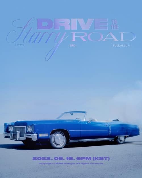 Astro Drive to The Starry Road 3-ти албум, Комплект от 3 версии на CD + 3p Плакат + Книга + Картичка + фотокарточка + Запечатани