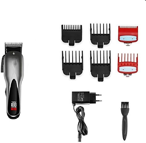 LLAMN Регулируема машина за подстригване на коса с професионална машина за подстригване, мъжки електрическа машина за рязане на