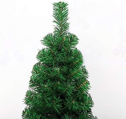 Навесная Изкуствена Коледна елха Премиум-клас, Настолна Коледно Дърво, Мини-Коледна Бор с Пластмасова поставка, идеална за украса на празници