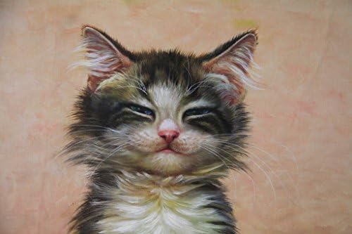 Седем котки - оригиналната живопис с маслени бои върху платно Хаоюань Пенга